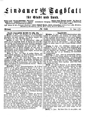 Lindauer Tagblatt für Stadt und Land Mittwoch 21. Juni 1871
