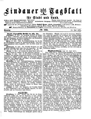 Lindauer Tagblatt für Stadt und Land Sonntag 16. Juli 1871