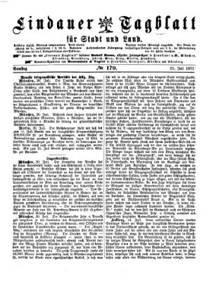 Lindauer Tagblatt für Stadt und Land Samstag 22. Juli 1871