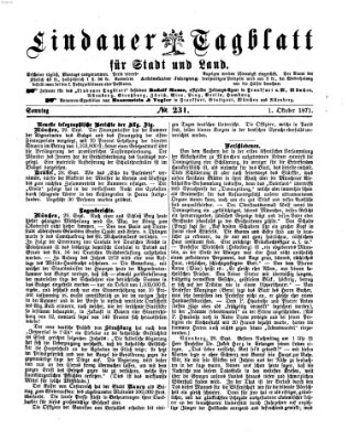 Lindauer Tagblatt für Stadt und Land Sonntag 1. Oktober 1871