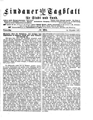 Lindauer Tagblatt für Stadt und Land Donnerstag 14. Dezember 1871