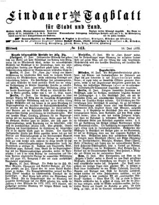 Lindauer Tagblatt für Stadt und Land Mittwoch 19. Juni 1872