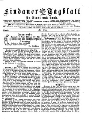 Lindauer Tagblatt für Stadt und Land Sonntag 4. August 1872