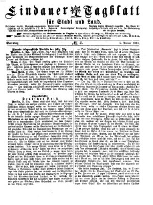 Lindauer Tagblatt für Stadt und Land Sonntag 5. Januar 1873