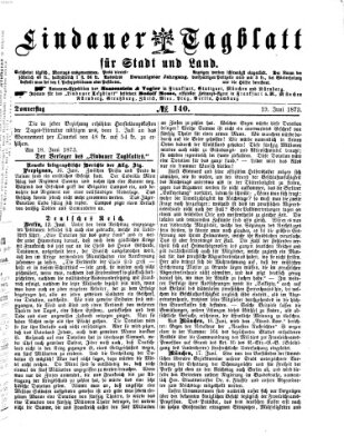 Lindauer Tagblatt für Stadt und Land Donnerstag 19. Juni 1873