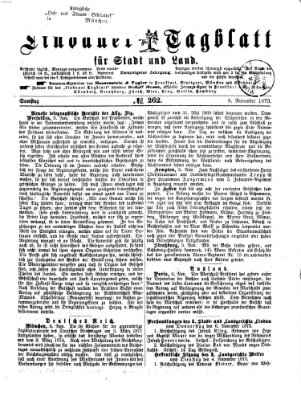 Lindauer Tagblatt für Stadt und Land Samstag 8. November 1873