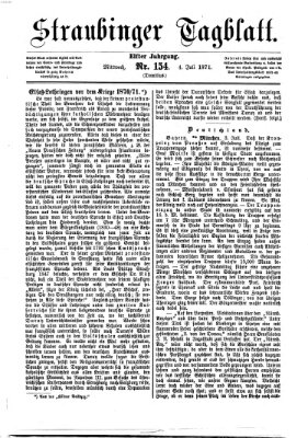 Straubinger Tagblatt Dienstag 4. Juli 1871