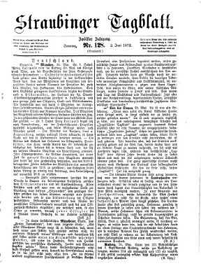 Straubinger Tagblatt Sonntag 2. Juni 1872
