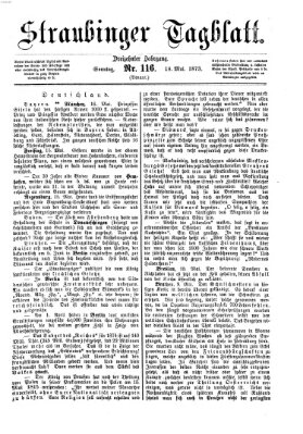Straubinger Tagblatt Sonntag 18. Mai 1873