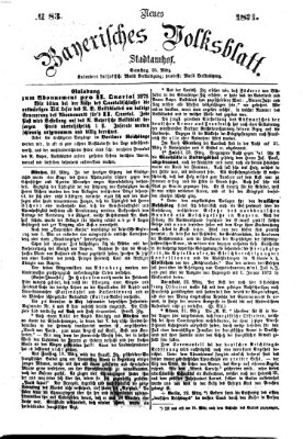 Neues bayerisches Volksblatt Samstag 25. März 1871