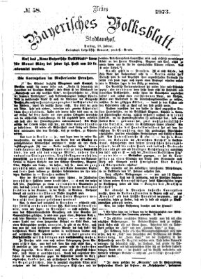 Neues bayerisches Volksblatt Freitag 28. Februar 1873