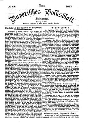 Neues bayerisches Volksblatt Montag 10. März 1873