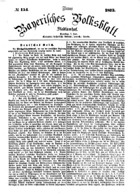 Neues bayerisches Volksblatt Samstag 7. Juni 1873