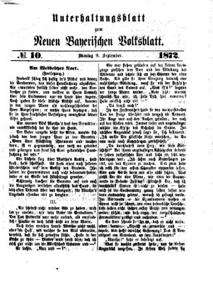 Neues bayerisches Volksblatt Montag 9. September 1872