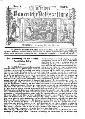 Illustrirte bayerische Volkszeitung Sonntag 25. Februar 1872
