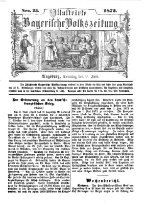 Illustrirte bayerische Volkszeitung Sonntag 9. Juni 1872