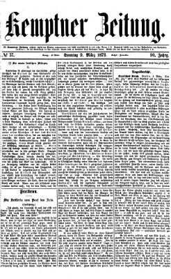 Kemptner Zeitung Sonntag 9. März 1873