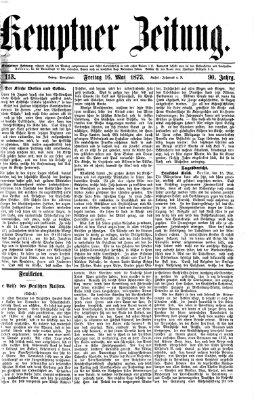 Kemptner Zeitung Freitag 16. Mai 1873