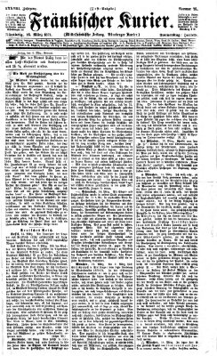 Fränkischer Kurier Donnerstag 16. März 1871