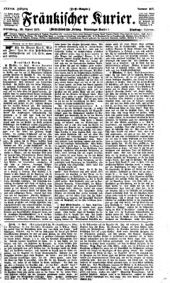 Fränkischer Kurier Dienstag 18. April 1871