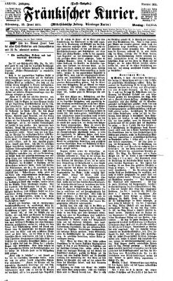 Fränkischer Kurier Montag 12. Juni 1871