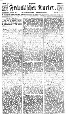 Fränkischer Kurier Montag 2. Oktober 1871