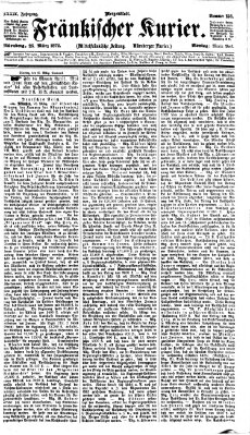 Fränkischer Kurier Montag 25. März 1872