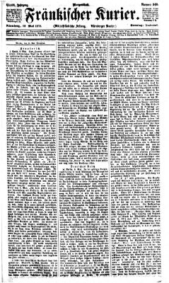 Fränkischer Kurier Sonntag 12. Mai 1872