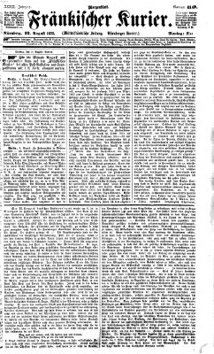 Fränkischer Kurier Montag 12. August 1872