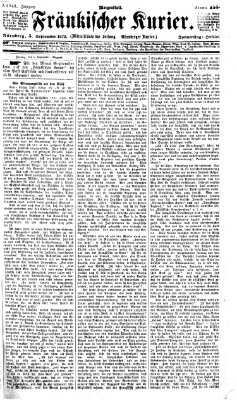Fränkischer Kurier Donnerstag 5. September 1872