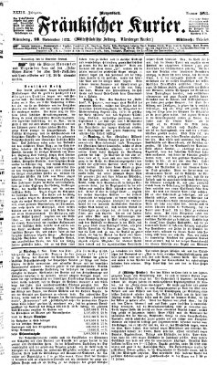 Fränkischer Kurier Mittwoch 13. November 1872