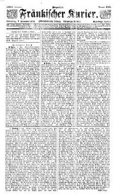 Fränkischer Kurier Samstag 7. Dezember 1872