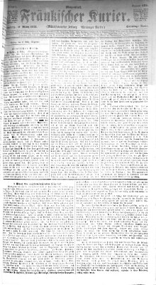 Fränkischer Kurier Sonntag 9. März 1873