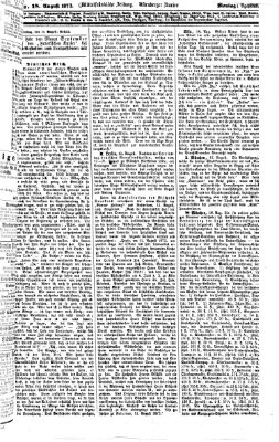 Fränkischer Kurier Montag 18. August 1873