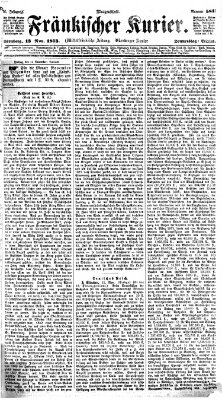 Fränkischer Kurier Donnerstag 13. November 1873
