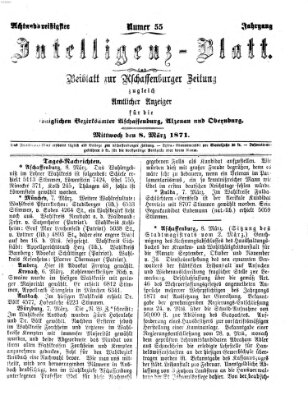 Aschaffenburger Zeitung Mittwoch 8. März 1871
