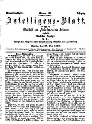 Aschaffenburger Zeitung Samstag 25. Mai 1872