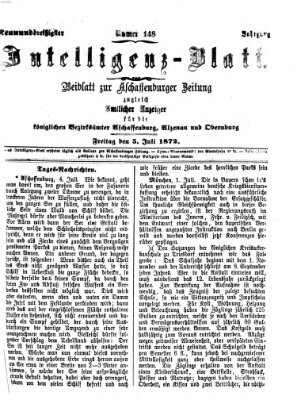 Aschaffenburger Zeitung Freitag 5. Juli 1872