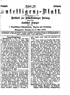 Aschaffenburger Zeitung Samstag 3. Mai 1873