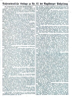 Augsburger Postzeitung Freitag 19. April 1872