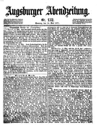 Augsburger Abendzeitung Sonntag 14. Mai 1871
