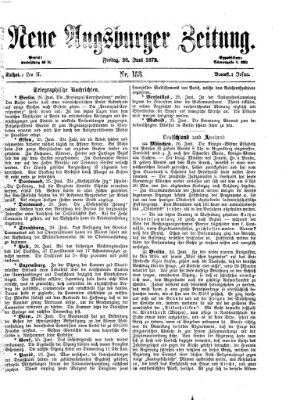Neue Augsburger Zeitung Freitag 28. Juni 1872