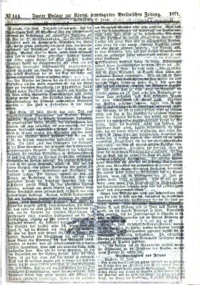 Königlich privilegirte Berlinische Zeitung von Staats- und gelehrten Sachen (Berlinische privilegirte Zeitung) Freitag 16. Juni 1871