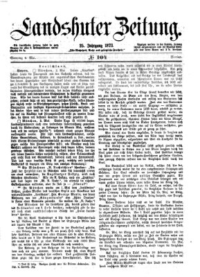 Landshuter Zeitung Sonntag 4. Mai 1873