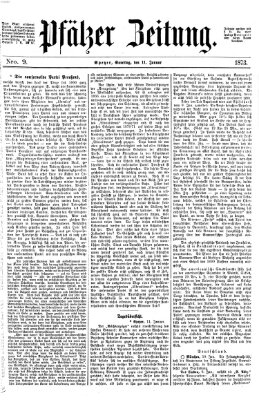 Pfälzer Zeitung Samstag 11. Januar 1873