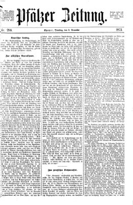 Pfälzer Zeitung Dienstag 9. Dezember 1873