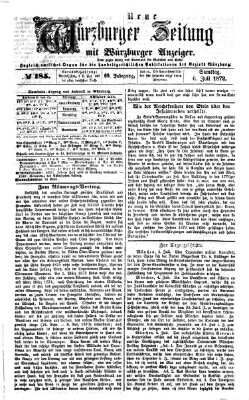 Neue Würzburger Zeitung Samstag 6. Juli 1872