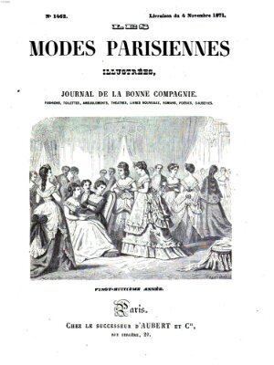 Les Modes parisiennes Samstag 4. November 1871