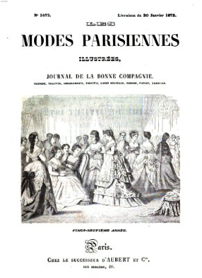 Les Modes parisiennes Samstag 20. Januar 1872