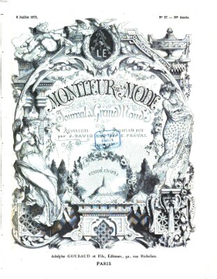 Le Moniteur de la mode Sonntag 6. Juli 1873